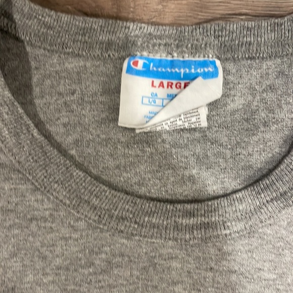Vintage 90s Champions Grey Tee - Picture 2 of 3